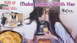 Bách Hợp TuEira Make Bakery With Her - Cùng Làm Bánh Với Cô Ấy - Couple Lesbian LGBT