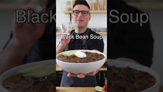 Black Bean Soup healthy & easy dinner idea