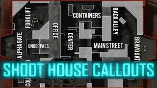 SHOOT HOUSE MAP GUIDE ► CALLOUTSANGLESFLANKS - Modern Warfare