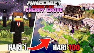 100 HARI MINECRAFT CHERRY GROVE ONLY HARDCORE 