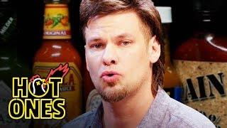 Theo Von Fights the Dark Arts While Eating Spicy Wings  Hot Ones