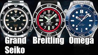 Выбираем лучшие дайверские часы Omega Breitling Grand Seiko
