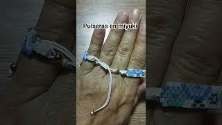 pulseras en miyuki cómo leer patronescómo hacer pulsera