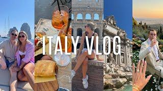 ITALY VLOG our proposal exploring & the best food  Rome Florence + Positano