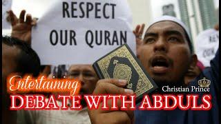 Entertaining Debate With Abduls -Respect Our Quran  Christian Prince 2018