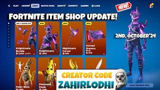 Fortnite Item Shop Update 2nd October 2024 CH5 S4