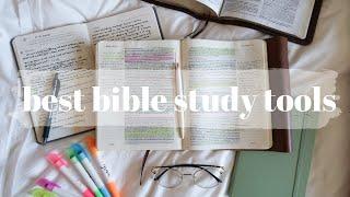 BEST Tools & Resources for STUDYING THE BIBLE Journaling Bible Pens & Bible Highlighters I Use