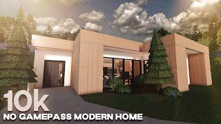 10k No Gamepass Modern Home  Roblox  Bloxburg House build  Speedbuild