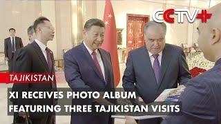 Xi Receives Photo Album Featuring Three Tajikistan Visits