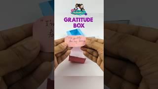 Fold a gratitude box and share what you’re grateful for  #shorts #gratitude #papercraft #origami