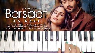 Piano Cover of Barsaat Aa Gayi  Shreya Ghoshal  Stebin Ben  Sujata Instrumental #pianocover #song