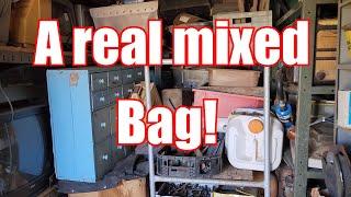 Storage Shed Clean-out Part 59 Unboxing Old Tools Testing an Arlec Battery Charger & Rule Bilge Pump