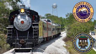 Steam and Private Varnish Part 1 Chasing US Sugar Steam Engine 148 on the AAPRCO Sugarland Limited