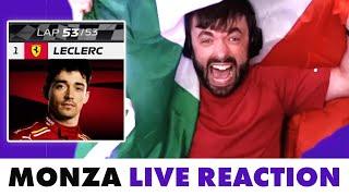 Our LIVE REACTION to Leclercs Italian Grand Prix win