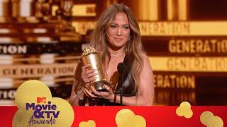 Jennifer Lopez Receives Generation Award  2022 MTV Movie & TV Awards