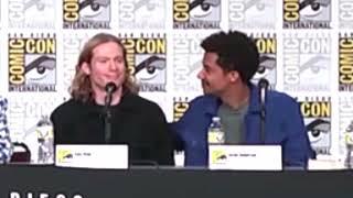 Sam Reid and Jacob Anderson Sweet Moment At Comic-Con Interview With The Vampire AMC