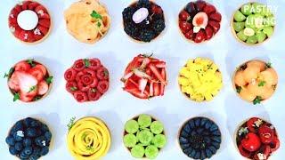 FRUIT TART 16 WAYS  Fruit Tart Decorating