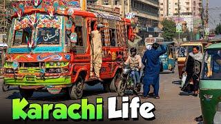  Streets of Karachi  City Walking Tour Karachi Pakistan  Sadar Bazaar
