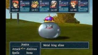 Dragon Quest VIII - How to kill a King Metal Slime