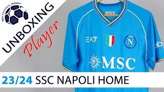 SSC Napoli Home Jersey 2324 Osimhen JJSport Player Version Unboxing Review