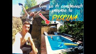 Cum sa iti faci o PISCINA fara costuri EXAGERATE #pandemicpoolconstruction #homemadepool