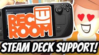 Rec Room HAS Steam Deck Support & Linux Too..
