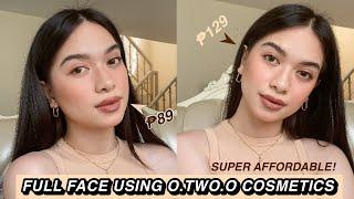 FULL FACE MAKEUP LOOK USING O.TWO.O COSMETICS FROM SHOPEE  SUPER AFFORDABLE  Danah Asaña