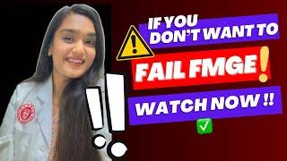 LAST 1 Month HACKS to PASS FMGE 2024  Dr. Girija Khelkar