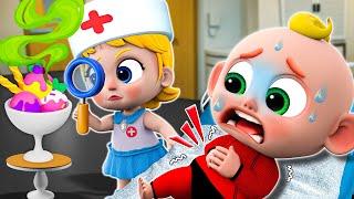 Ouch My Tummys Hurt   Why Does My Stomach Growl?   NEW Funny Nursery Rhymes