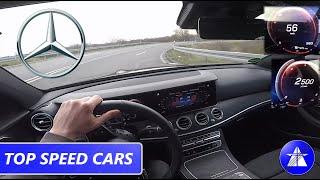 2021 Mercedes-Benz E-Class 220D W213 TOP SPEED DRIVE ON GERMAN AUTOBAHN