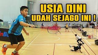 Kennard - Anak 10 th Jago Backhand smash ala Lee Zii Jia