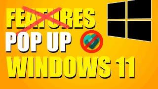 How To Stop Microsoft Family Features Pop Up Windows 11 Quick & Easy