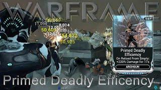 Warframe - Primed Deadly Efficency Doubled Double Damage