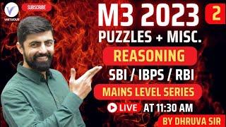 M3 2023 Session - 02  Free Mains Practice Course  By Dhruva Sir  IBPSSBIPOClerk 2023