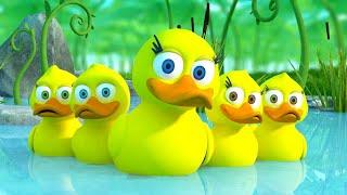Five Little Ducks  Nursery Rhymes for kids  Children Songs