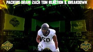 The Packers Draft Zach Tom Reaction & Breakdown