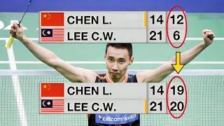 Lee Chong Weis INSANE COMEBACK against Chen Long