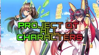 PROJECT QT  ALL CHARACTERS