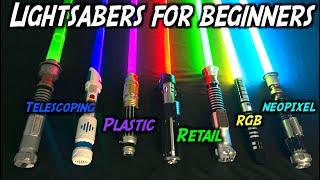 Lightsabers for Beginners Intro to Neopixel Galaxys Edge Force FX and Base-Lit Lightsabers