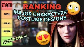 WOW FASHION ROAST  Tier List Commentary ew what did they do to tyrande?