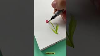 Pintura RELAXANTE aesthetic com aquarela e pincel…