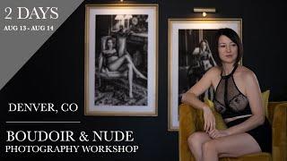 Boudoir Photography Workshop  Denver CO