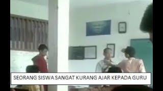 VIRAL... Siswa sangat kurang ajar kepada guru