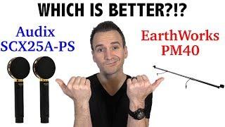 My New Piano Microphone EarthWorks PM40 Initial Impression & AB Test with Audix SCX25A-PS
