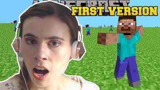 REACTING TO THE FIRST VERSION OF MINECRAFT