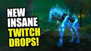 NEW TWITCH DROPS Ghastly Charger TCG Mount - Get $1400 Mount For Free WoW The War Within  TWW