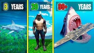 I SURVIVED 99 YEARS As a SEA MONSTER in GTA 5  Lovely Gaming