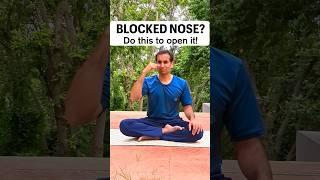 Open your Blocked Nose by doing this #ancient #yoga #cold #health #tips #relief #breathe #breathing