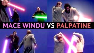 Mace Windu vs Palpatine  Test Footage  VFX Edit