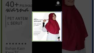 Jilbab Serut L Pet Antem Mazoya Adiba Jokowi Hijab Khimar Instan#videoshorts#shorts#Tokopedia